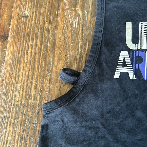 Under Armour YXS Black Tank Top - Picture 4 of 5